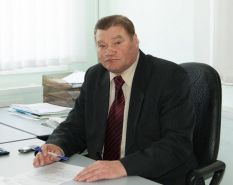 Начальник автохозяйства  Михаил Дмитриевич Фомин