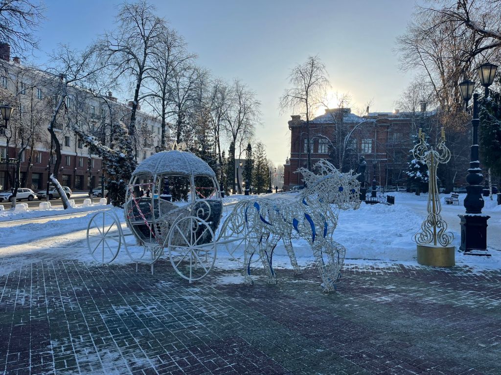 Иллюминация в городе Уфа Иллюминация в городе Уфа
